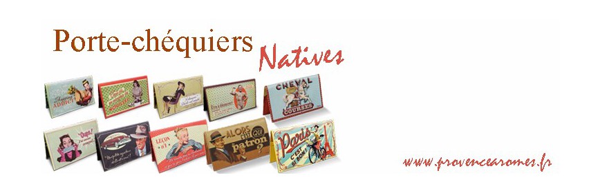 Porte chéquier Natives déco rétro vintage