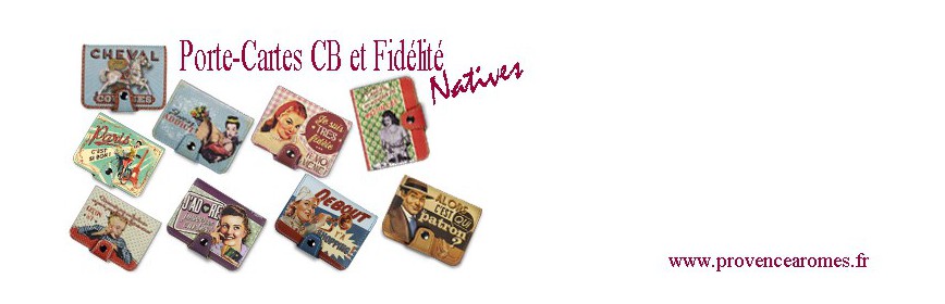 Porte-cartes Bancaires Natives déco rétro vintage