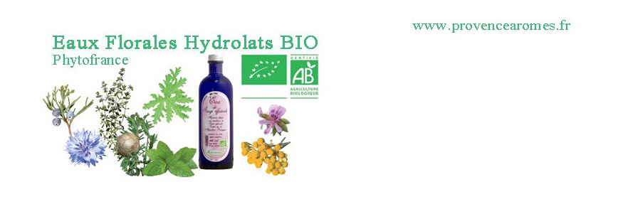 Eaux Florales Hydrolats BIO Phytofrance