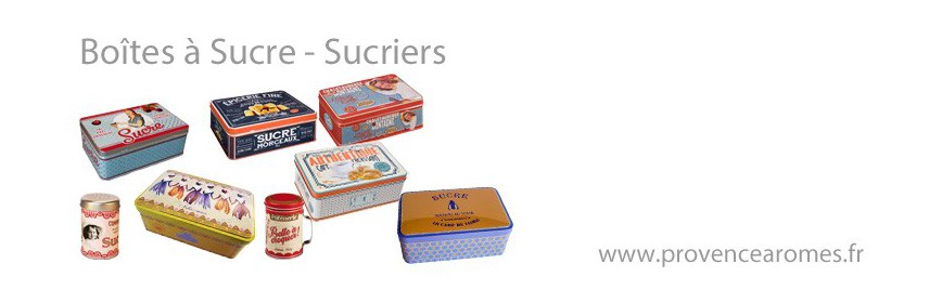 Boîtes à sucre - Sucriers 