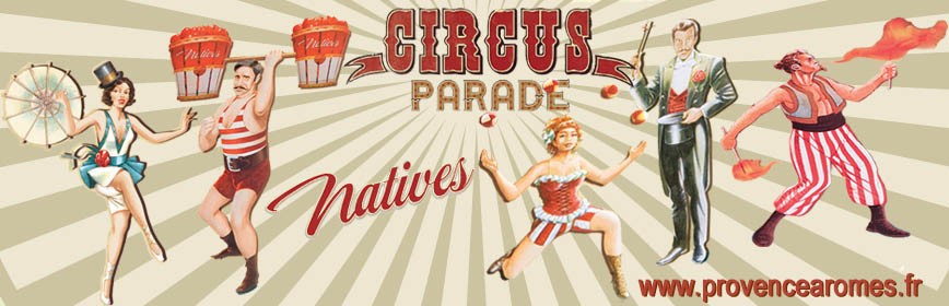 CIRCUS PARADE Natives déco rétro vintage