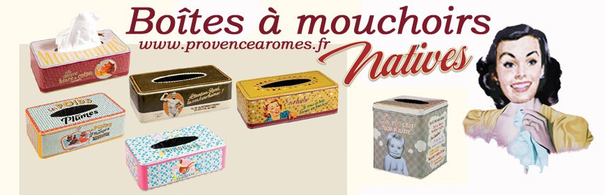 Boite A Mouchoir Vintage Originale