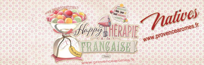 MACARONS HAPPY THÉRAPIE Française Natives déco rétro vintage