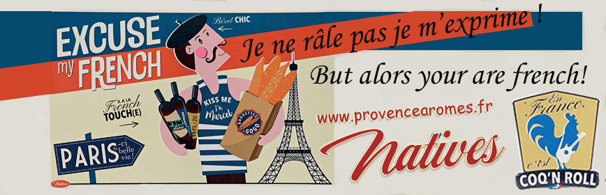 EXCUSE MY FRENCH Natives déco rétro vintage